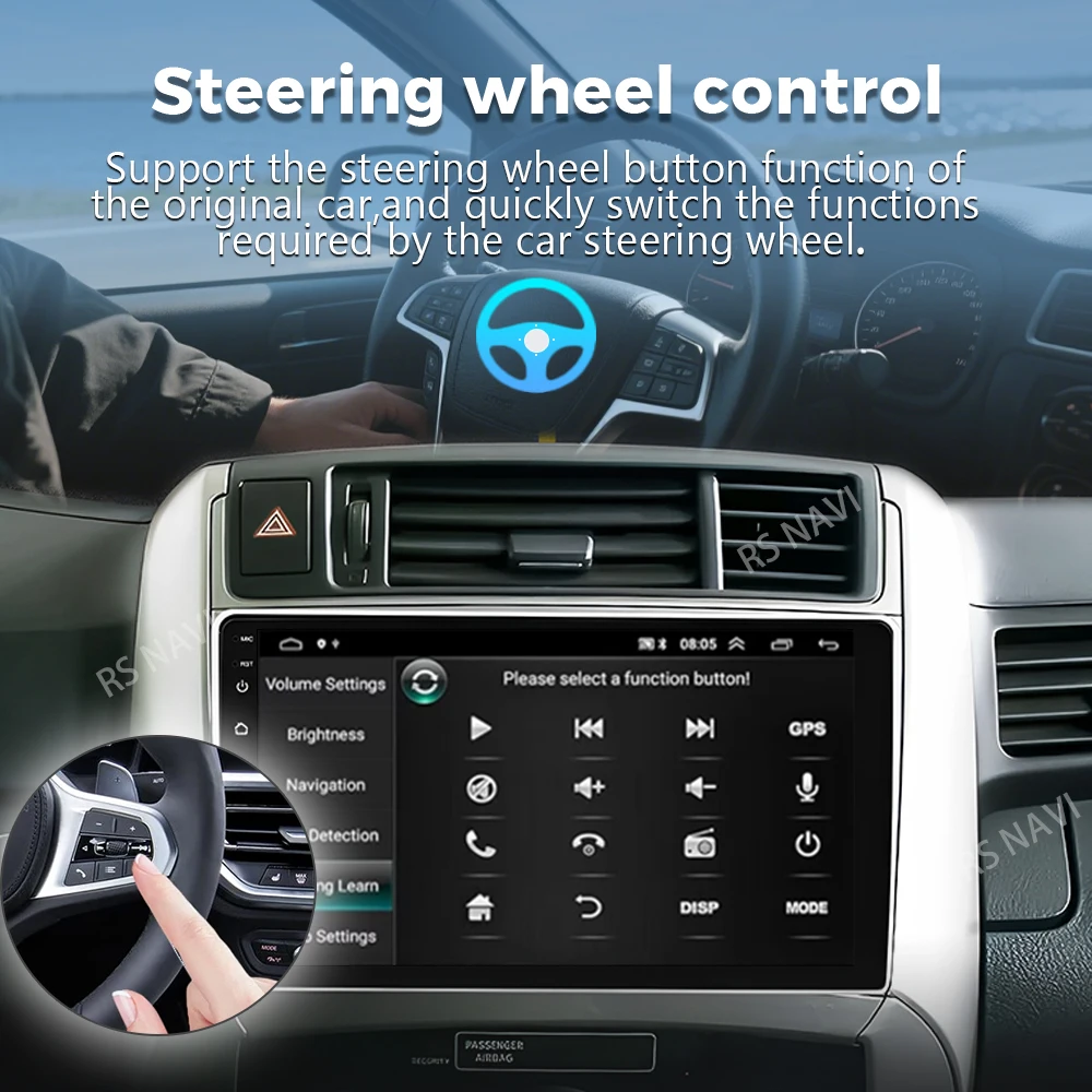 Android 15 For Toyota Verso R20 2010-2013 2014-2016 Carplay Car Radio Multimedia Player GPS Navigation Head Unit 2din Stereo DSP