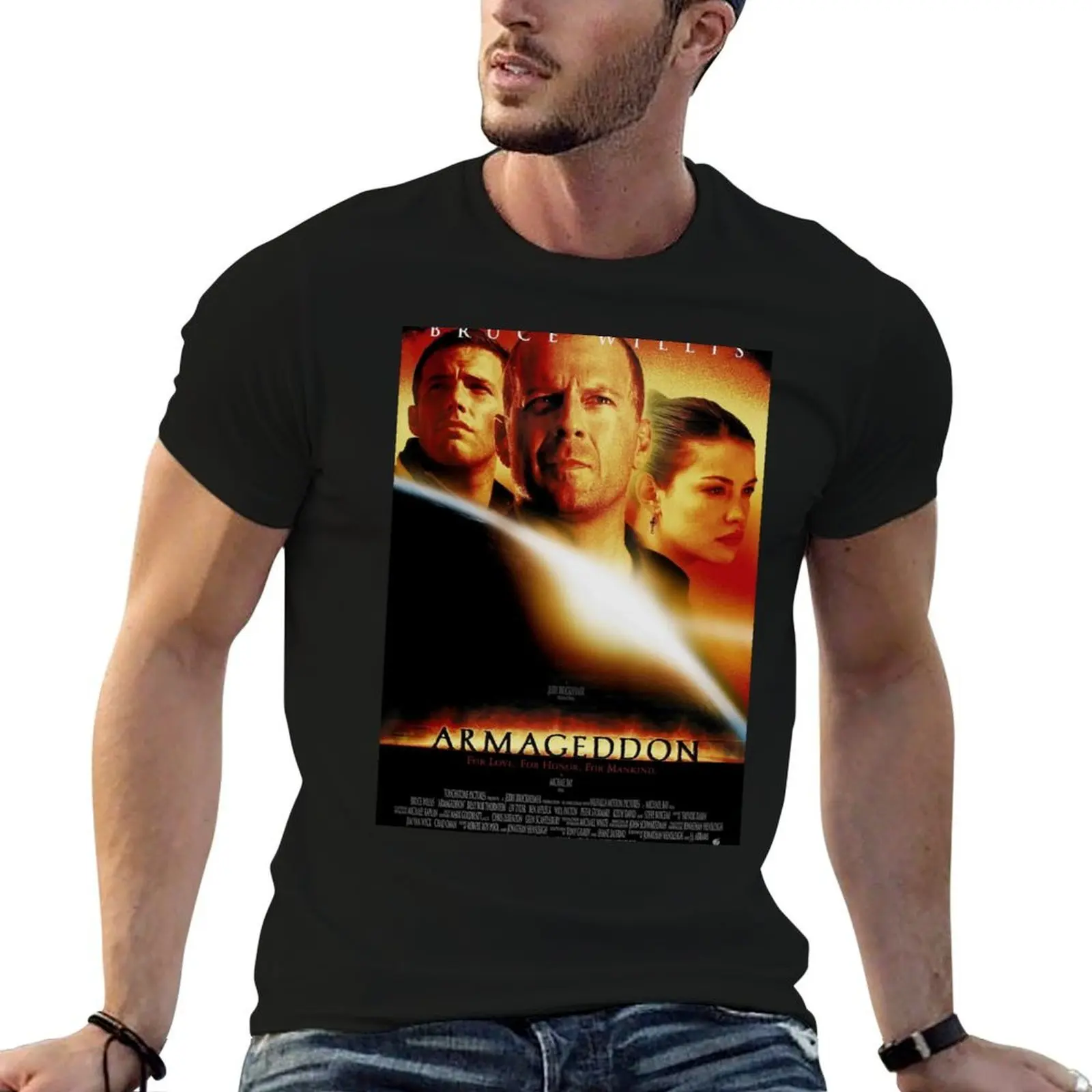 

Armageddon (1998) T-Shirt t shirts for man graphic funny black cotton t-shirt plain for man package t shirts designer T-shirt