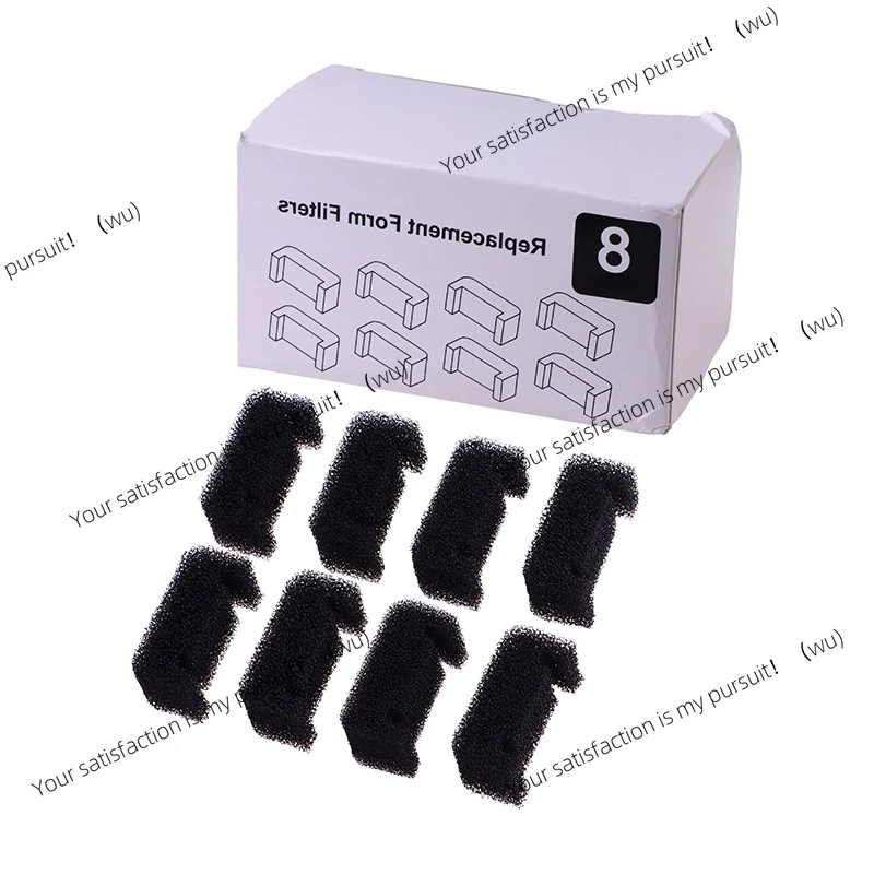8 black sponge filters for pet water dispenser replacements