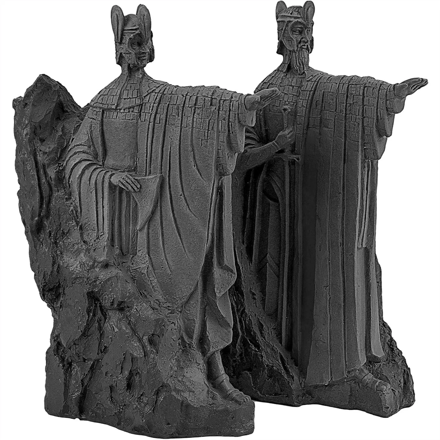 

9.5" Bookends for Heavy Books, Resin Book Ends Decor for Living Room Bedroom Office