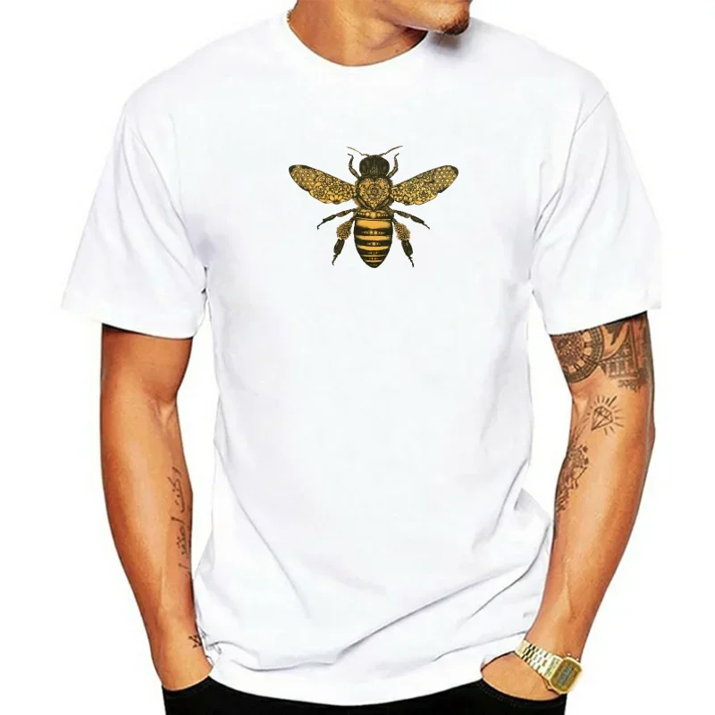 Moth Insect Tattoo Illustration Tee Indie Mod Hipster Top oversized graphic 2024 Hot Sale New Men'S T Shirt  Bee Baroque T-shirt