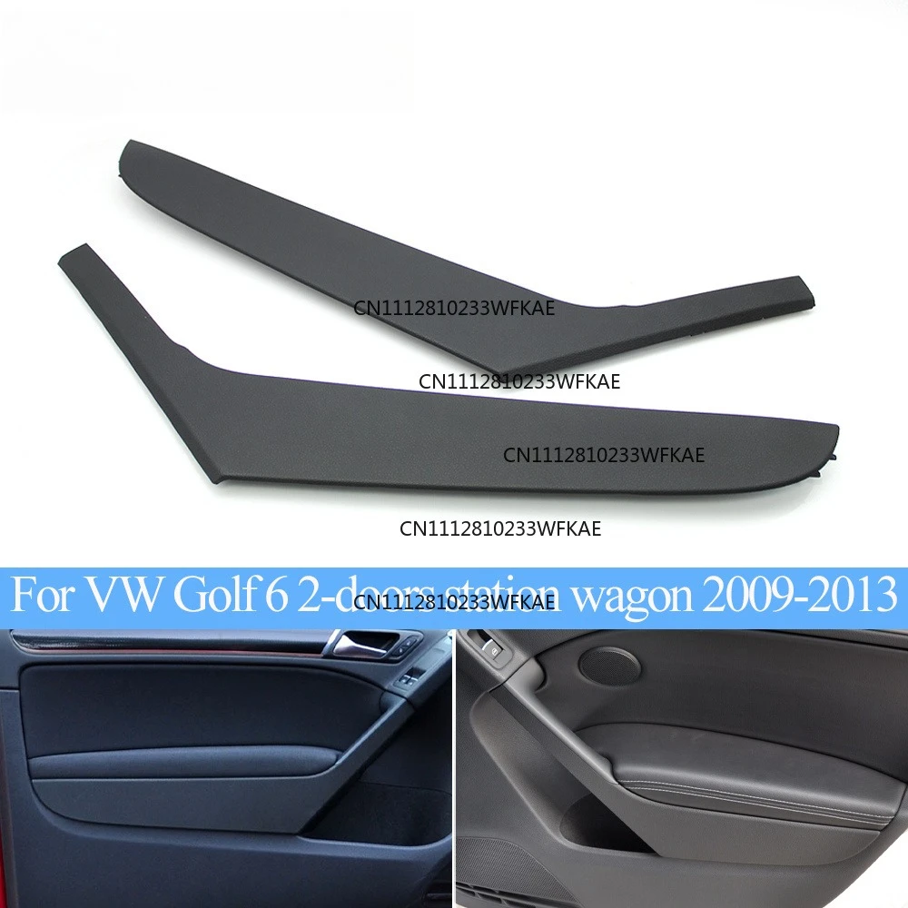 For Volkswagen Golf 6 GTI MK6 2009-2013 2 Door Left and Right Interior Door Handle Cover Trim 5K3868039A 5K3686040A