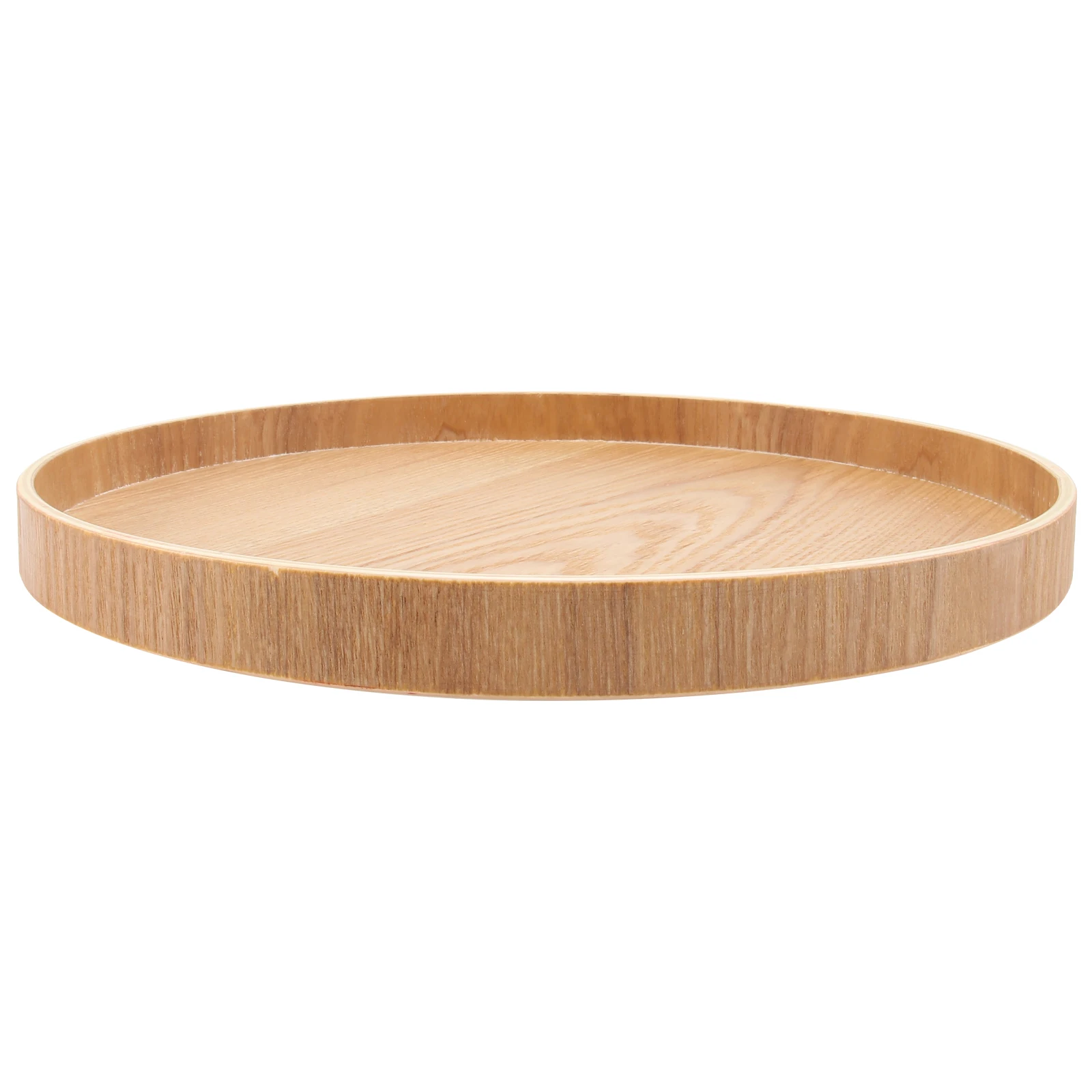 

1pc Wooden Tea Round Snack Saucer Small Plate for Salad Bread Dessert Fruit Vegetable Serving Wood Fruit Tray Wooden Tray