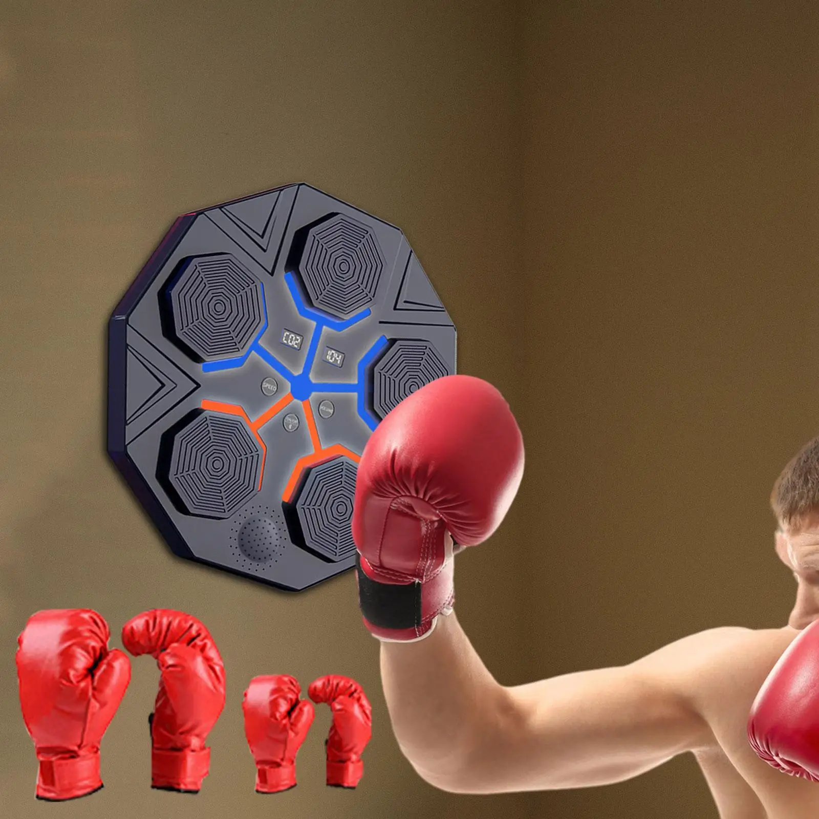 

Music Boxing Machine Punching Pad for Focus Agility Training Fitness Indoor