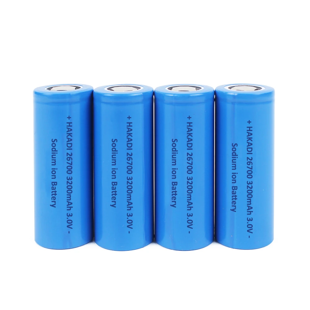 BTRHAKADI 26700 3V 3200mah Rechargeable Na-ion Sodium Batteries 4-20PCS For Solar Light Energy Storage Boat Discharge at -30℃