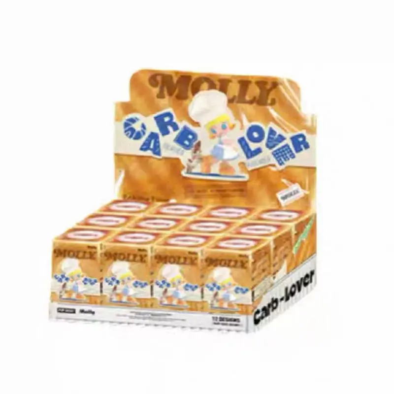 

Genuine Pop Mart Molly Bread Head Series Blind Box Molly Anime Figure Mystery Box Original Popmart Decoration Gift