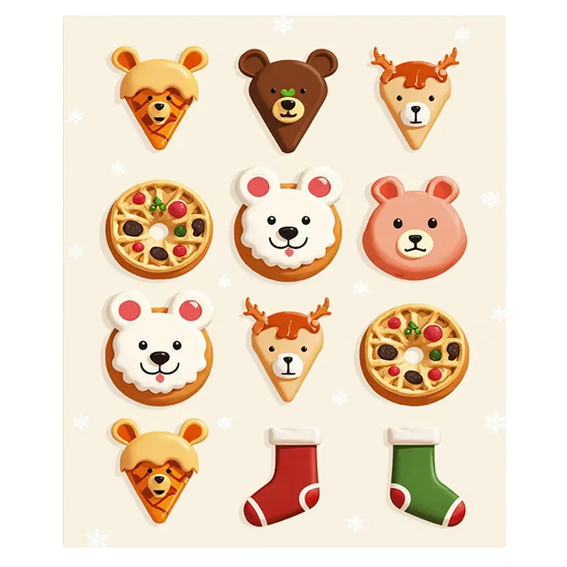 1 pezzo di coperta di flanella Simpatico orso di Natale e calzini Coperta di flanella per accoglienti notti invernali