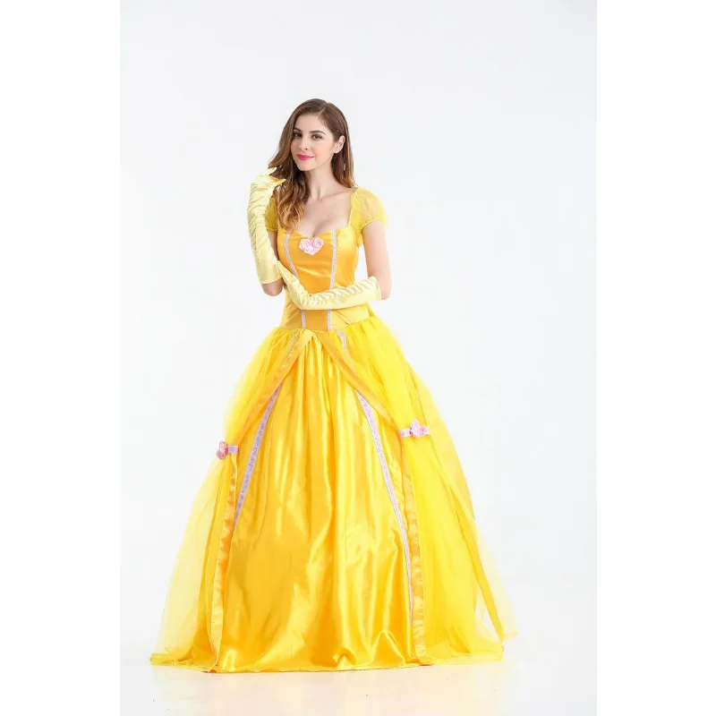 Women Halloween Dress Birthday Carnival Ball Cosplay White Snow Princess Fancy Costume Clothing for Women Gift cosplay costumes