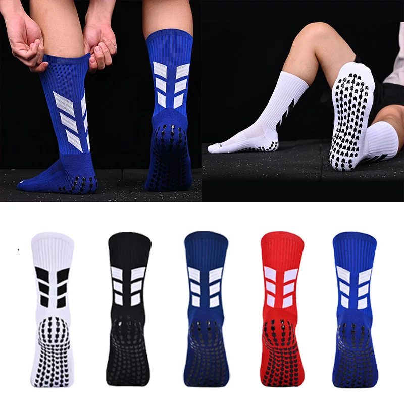 

Нескользящие футбольные носки для взрослых и мужчин, хлопковые силиконовые носки в форме стрелки, противоскользящие футбольные носки, спортивные бейсбольные носки для регби