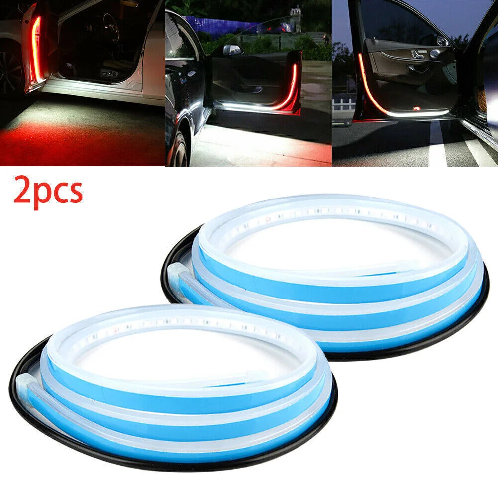 

Decoration Welcome Light Strips Car Door Opening Warning LED Strip Light Flashing Signal Safety 12v RGB Ambient Lamp