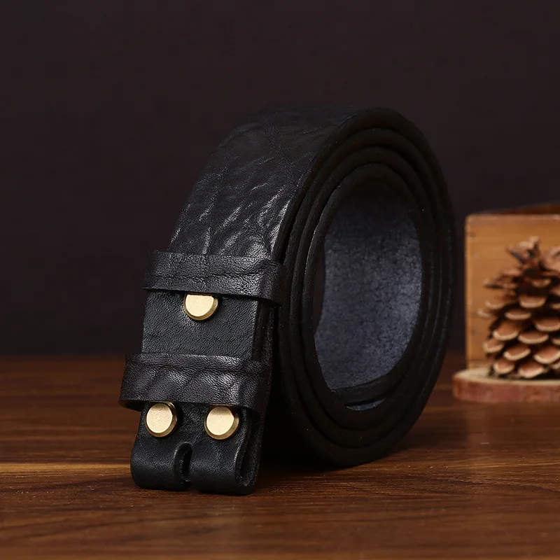 38cm-width-6mm-thick-retro-cowhide-coarse-grain-belt-men-genuine-leather-pin-buckle-belt-first-layer-cowhide-no-buckle-belt-men