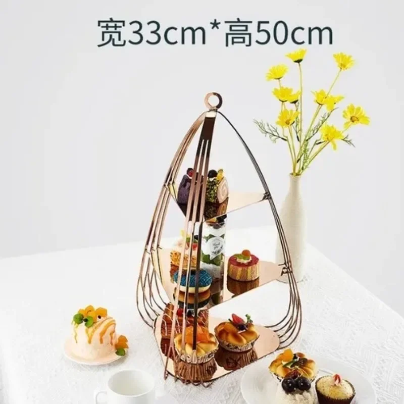 

Британская подставка для торта послеобеденного чая, фруктовое блюдо, отель, банкет, десерт, держатель для шведского стола, кекс, сервировочный поднос, декор