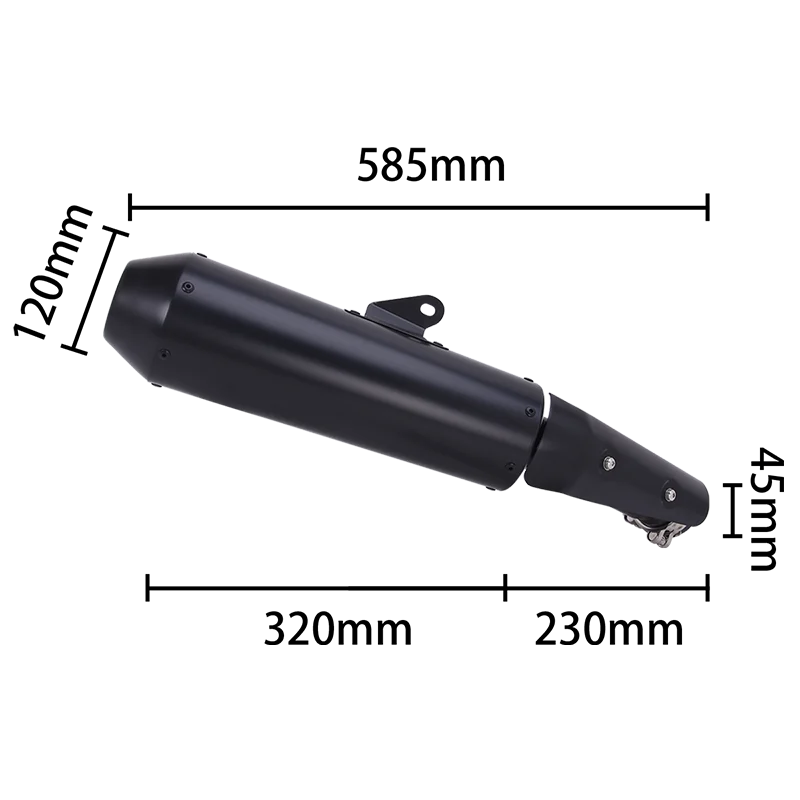 Slip On For Kawasaki Eliminator 400 SE 450SE Eliminator 500 SE 2023 - 2026 Motorcycle Exhaust Escape Muffler Removable DB Killer