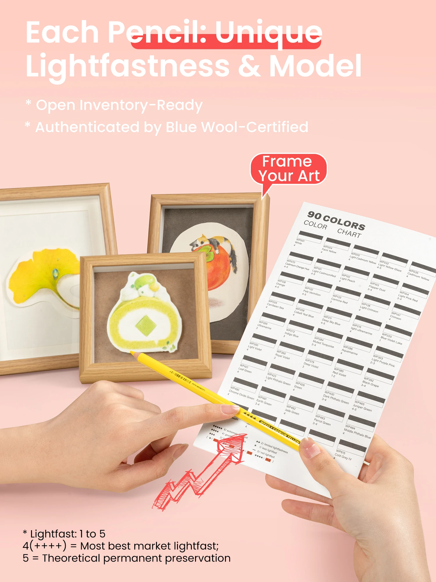 Woomer 72/90/133pcs 컬러 오일 연필 세트 DIY 페인팅 낙서 연필 어린이 전문 드로잉 스케치 미술 용품