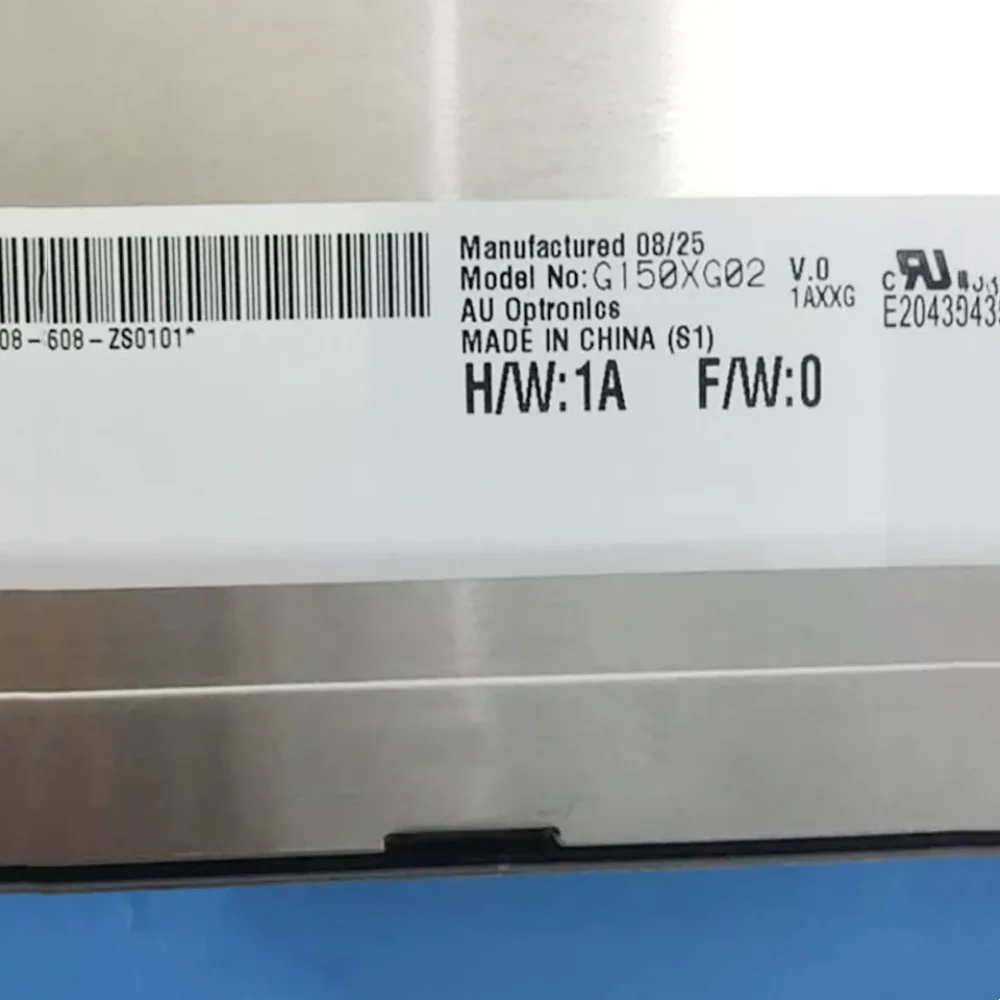 G150XG02 V0 15.0 بوصة شاشة عرض LCD لوحة أصلية