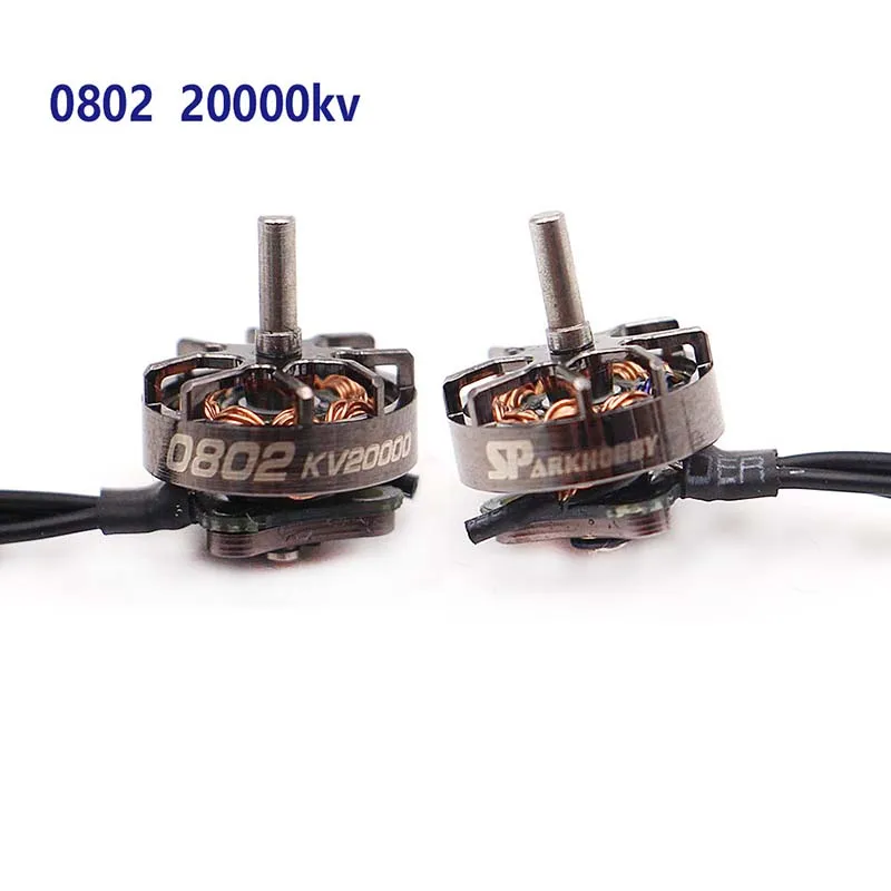 SPARKHOBBY 0802 KV20000 Ultra-Light 1S Micro Brushless Motor 1.5mm Shaft Mobula7 with Plug