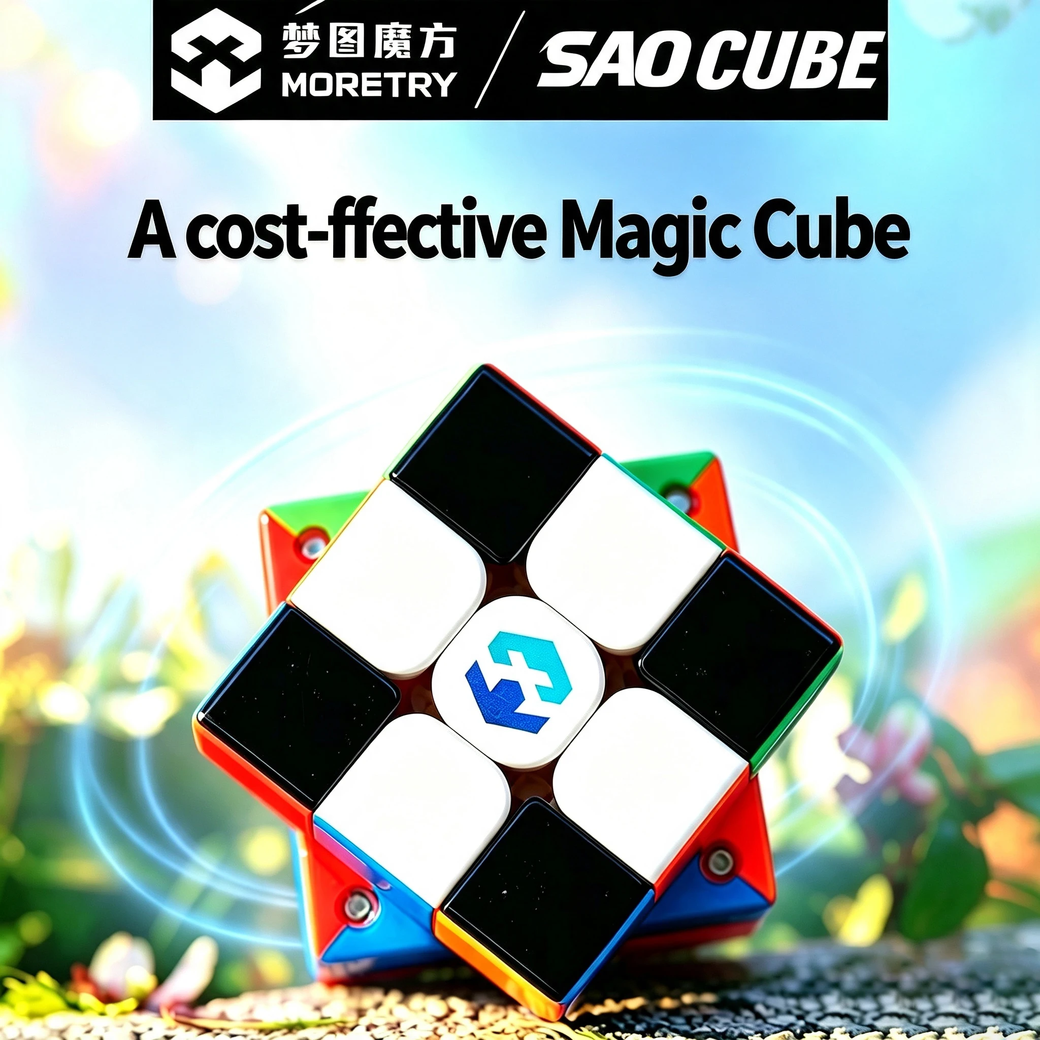 [JudyCube] Moretry & SaoCube Tianma X3+ Ball Core Maglev 3X3 Magnetic Cube Professional Puzzle Toys SaoCube 3x3 Children Gift