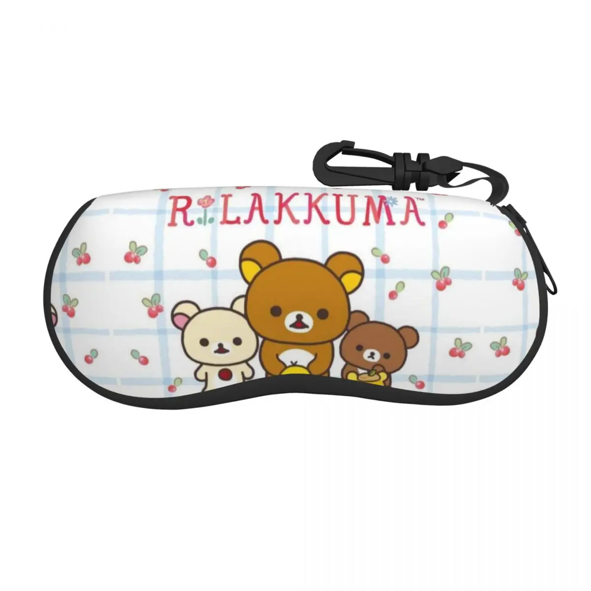 Rilakkuma Cherry Eyeglass Glasses Case Men Women Soft Cartoon Animation Sunglasses Protective Pouch