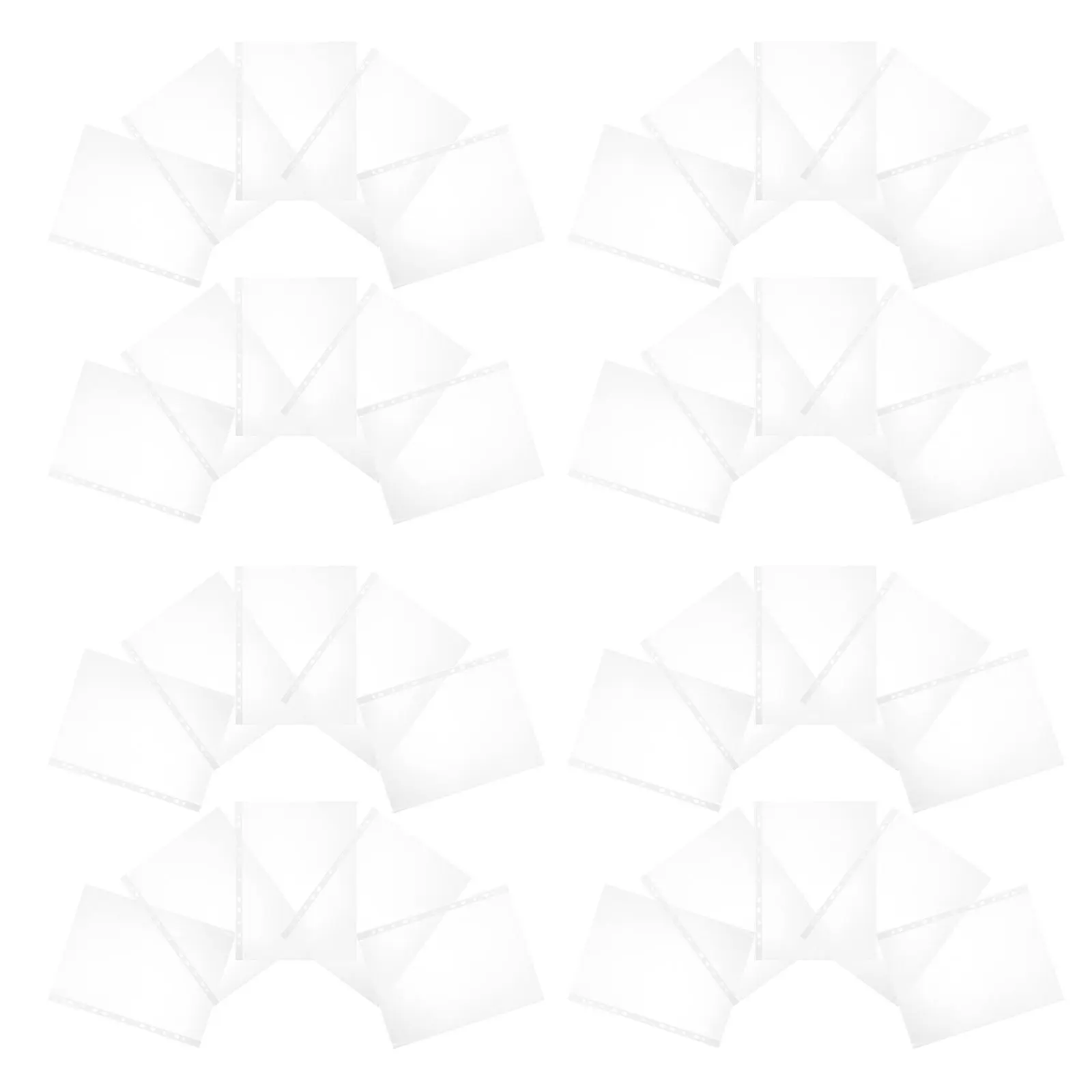 

100 прозрачных пакетов для номерков на грудь, 11,8x9 дюймов, 11 отверстий, виниловые защитные пленки для марафонцев и бегунов