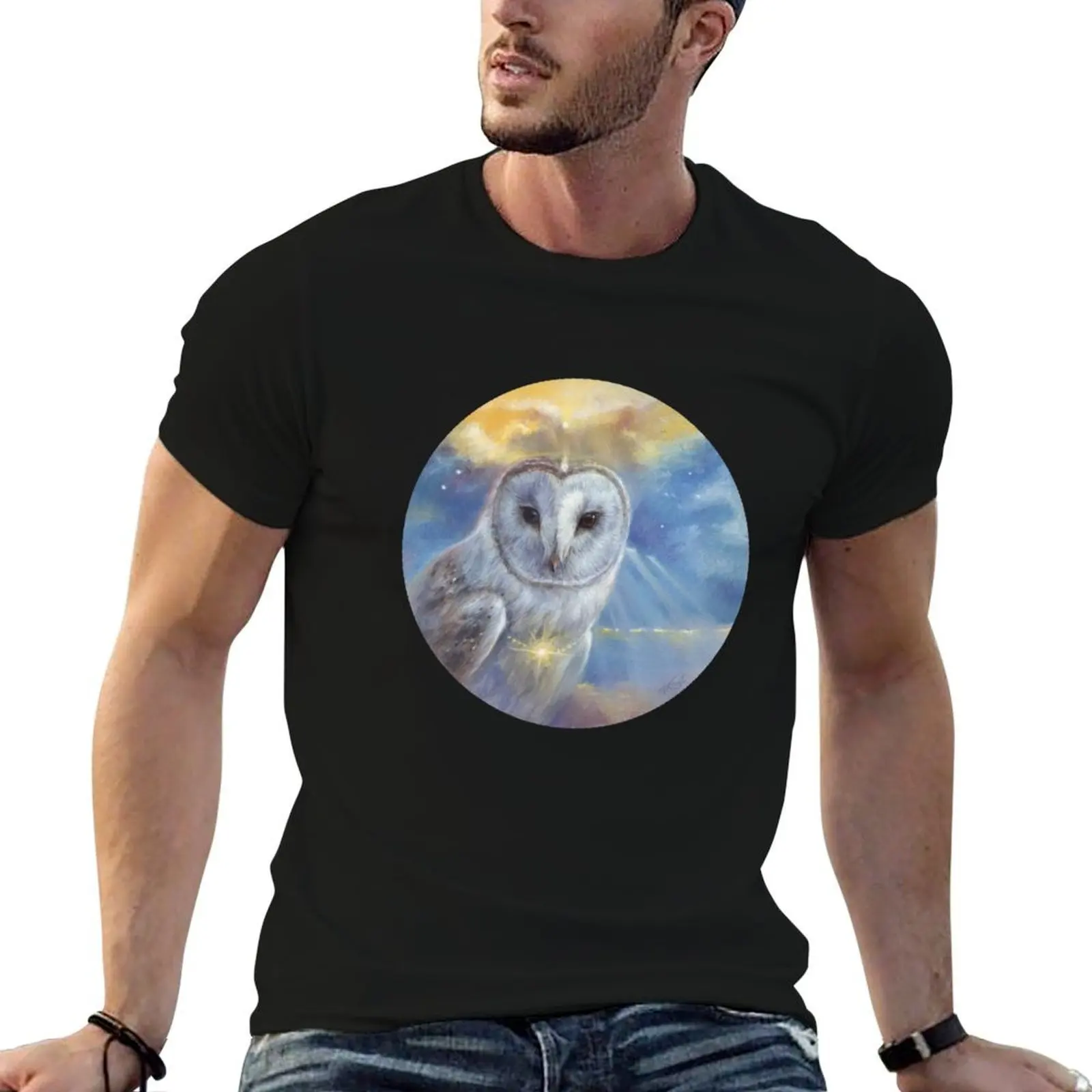 

A new dawn is broken - barn owl T-Shirt t shirt man casual t shirt man designer funny t shirts man T-Shirt