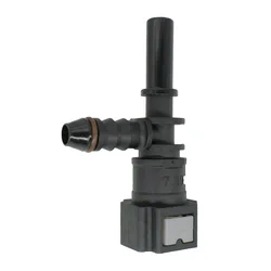 1pc 7.89 ID6 Auto Car Fuel Line Bundy Tee Hose Coupler Nylon Motorcycle Hose Coupler Quick Release Connect Connector