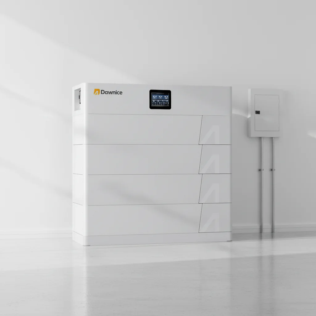 HV Solar Batterie Pack 46.08kWh Lithium Ion Battery Hybrid Home Energy Storage System Stackable LFP