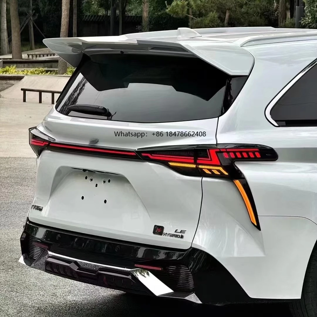 

For 22-25 Sienna New Style Appearance Modified Tail Wing Leading Light Rear Curtain Spoiler Non-destructive installation