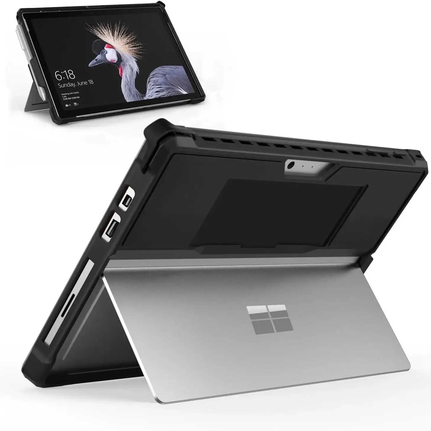 Etui MoKo do Microsoft Surface Pro 7 Plus/Pro7/Pro 6/Pro 5/Pro 2017/Pro 4/Pro LTE, uniwersalne, wytrzymałe etui ochronne. — zdjęcie produktu 7