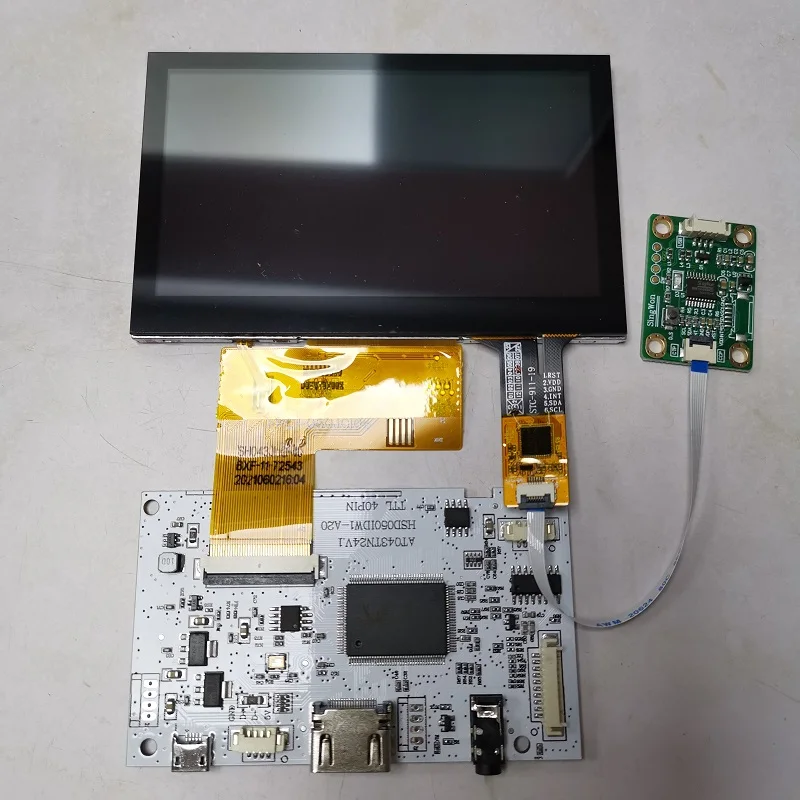 5-inch touch display module kit HD800X480IPS Capacitive 6-point monitoring on-board navigation module