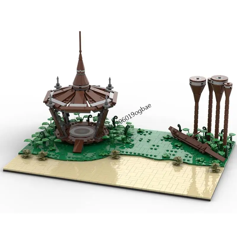 New 1031Pcs Famous Star Battle Movie Moc Kashyyyk Base Model Building Blocks Diy Creative Ideas Kids Toys Birthday Gifts