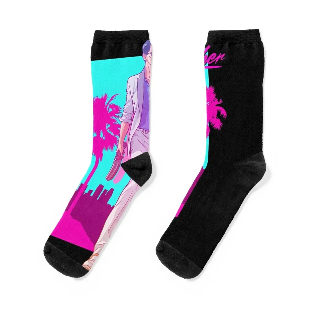 

Archer - Vice Palm 80S Socks luxe Heating sock cotton hiphop Socks Girl Men's kawaii Run ankle Socks For Girls Men's
