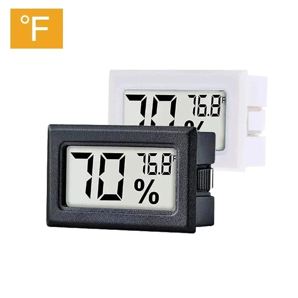 Digitales Hygrometer, Thermometer für Zuhause, LCD-Display, Temperatur-Hygrometer-Display ( ℉ ) Fahrenheit Thermometer Hygrometer AG13/LR44