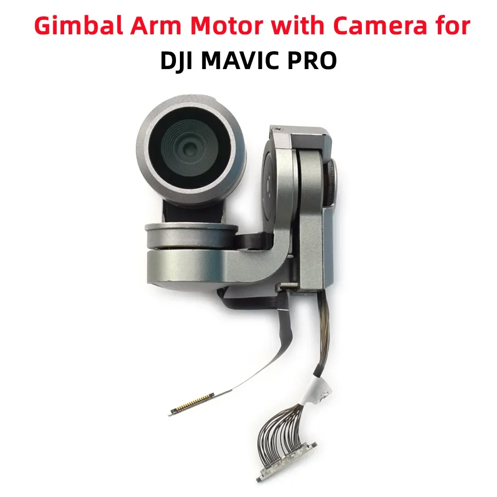 

Mavic Pro Gimbal Motor Arm with Signal Cable, Flat Flex Cable, Replacement for DJI MAVIC PRO, Drone Parts, Original