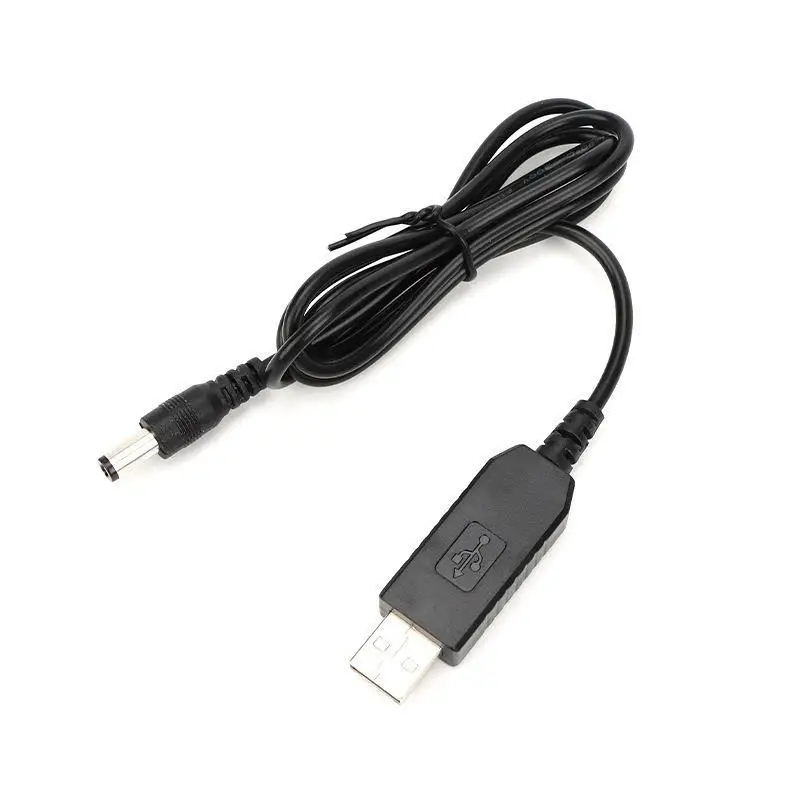 USB DC Voltage Step Up Converter Cable 5V To 9V 12V 5.5x2.1mm Power Adapter For Router Modem CCTV Camera LED Strip Fan Speaker