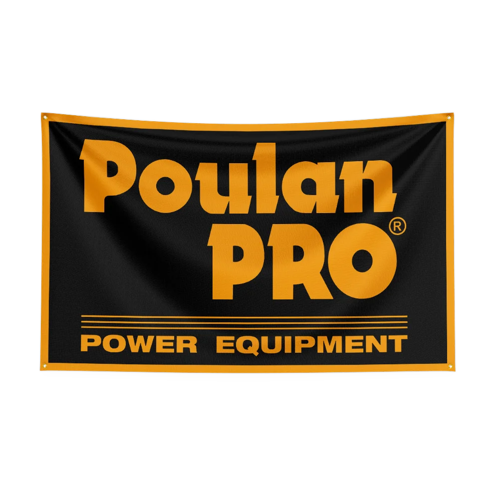 P-Po-u-lan P-pro Tool Flag Polyester Printed Cars Flags Custom Banner Tapestry for Room Garage Decor Power Tools Flag
