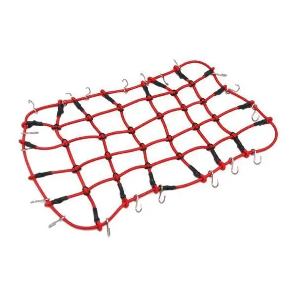 RC Car Elastic Luggage Net with Hooks Adjustable Roof Rack Netting for 1 10 Scale Crawler Truck