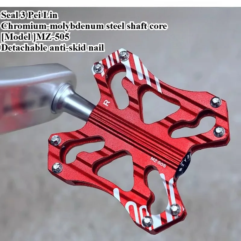 1 pair Bicycle  three-Pei-Lin aluminum pedal universal  pedal for mountain bike road bike