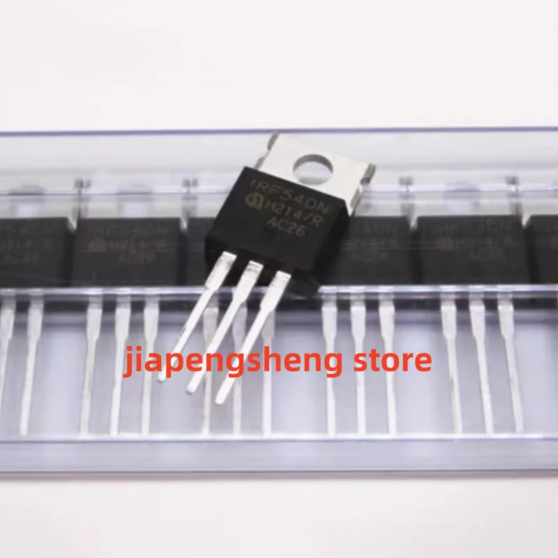 Field Effect Tube, New and Original, Authentic, IRF540N, IRF540NPBF,  N Channel, 100V, 33A, Directly inserted into TO-220, 5PCs