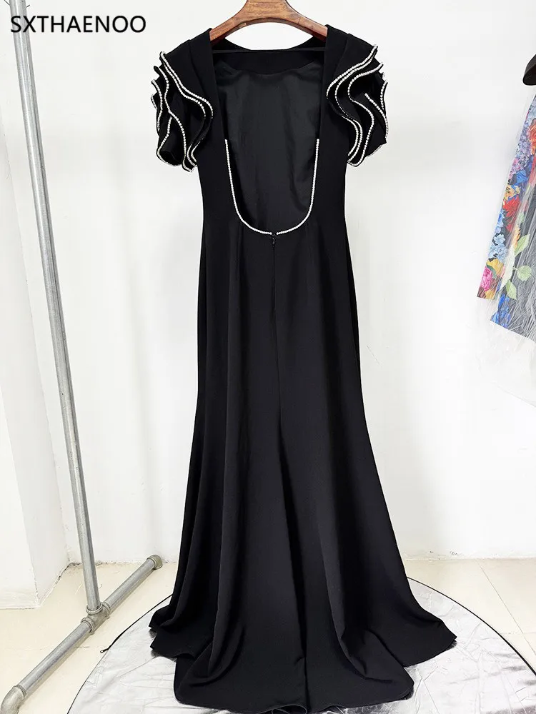 sxthaenoo vestidos para mujer long dress vestido largos evening dress 2025 party summer luxury robes longues woman clothing robe