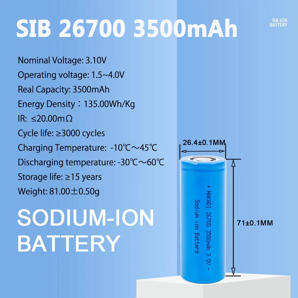 

Литий-ионный аккумулятор SIB 26700, 3,0 в, 3500 мАч, перезаряжаемый литий-ионный аккумулятор для электровелосипеда «сделай сам»