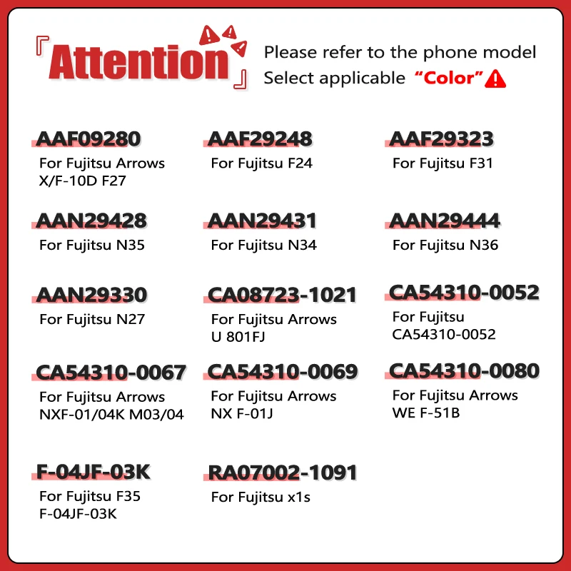 AAF09280 AAF29248 Battery For Fujitsu Arrows X UNXF-01 F24 F27 F31 N27 N35 N34 N36 801FJ CA54310-0052 NX F-01J F-51B F35 x1s