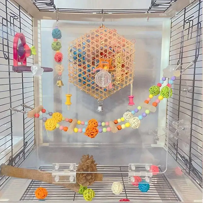 

Canarios Palomas Bird House Nest Passaros Rabbit Feeder Birdcage Hamster Accessories Gaiola Para Passaros Pet Furniture CY50BC