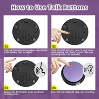 Dog Communication Buttons Voice Recording Button for Pet Training Buzzer 30 Second Record Playback Funny Gift for Talking Pet 2