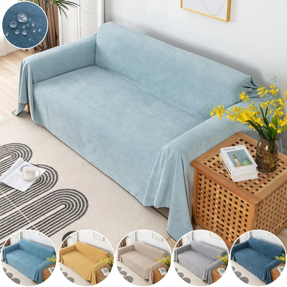 1pc Waterproof Sofa Cushion Full Cover Sofa Cover Four Seasons Universal Full Package Sofa Cushion Non-slip and Stain Resistant