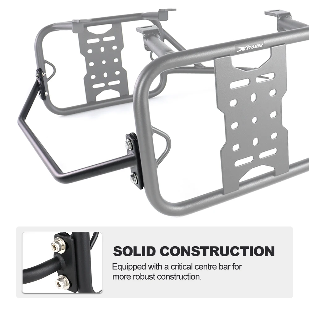 Per Honda CRF 1100 L CRF1100L Africa Twin 2024-2025 Moto In Acciaio Bisaccia Barre di Supporto Staffe di Montaggio Laterale Pannier Rastrelliere