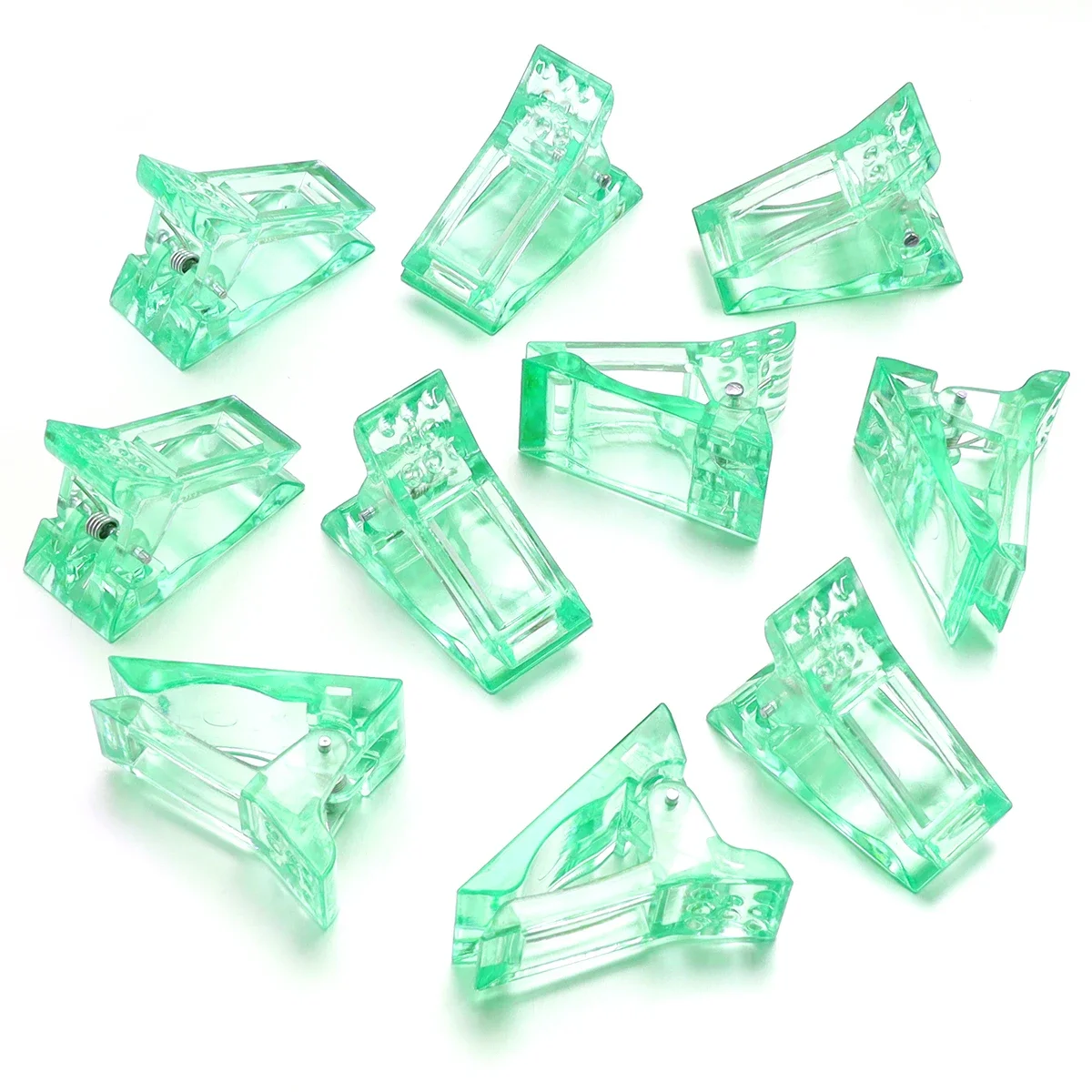 Acrylic Nail Clip Transparent Gel Quick Building Tips Clips Finger Nail Polish Extension UV Lamps Manicure Art Builder Tools