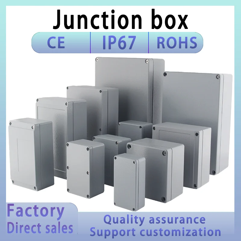 

Industry IP67 Aluminum Enclosure Waterproof Junction Box for electronic project Outdoor Explosion-proof Electrical Enclosure