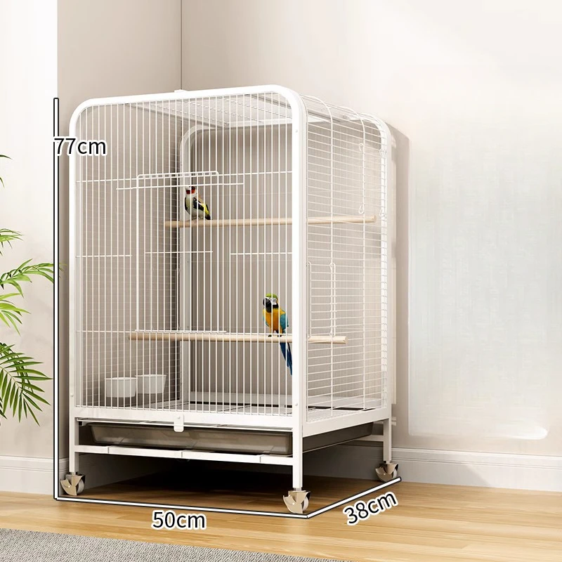 Carrier Nest House Parrot Bird Cage Rabbit Habitat Toys Home Bird Cage Budgie Courtyard Jaula Decorativa Pet Products RR50BC