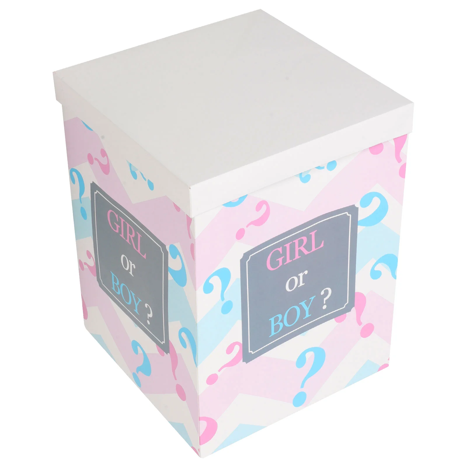 

Box Baby Letter Boxes Balloon Gender Reveal Decorations Ornament Shower Boy Girl Paper Party