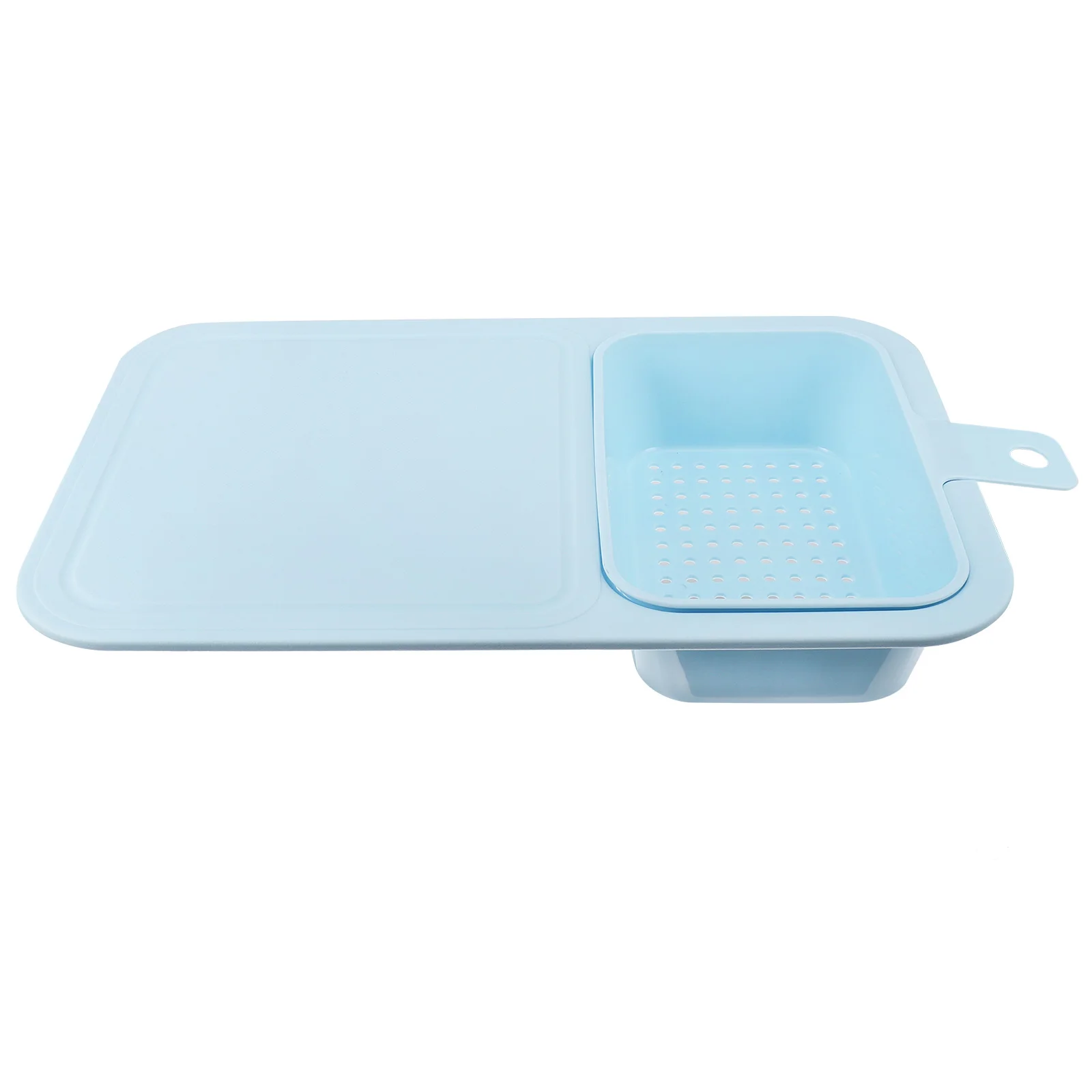 

Premium Plastic Kitchen Chopping With Drain Basket For Fruits Vegetables Non-Slip Cutting Board Home Use Multi-Purpose